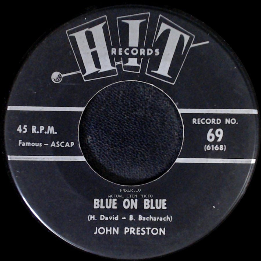 John Preston / Frank Clark - Blue On Blue / Those Lazy-Hazy-Crazy Days Of Summer side A