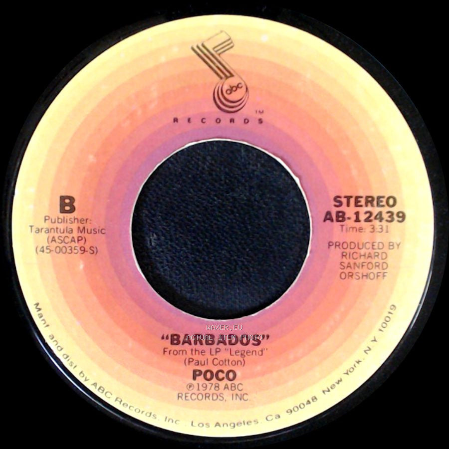 Poco - Crazy Love / Barbados side B