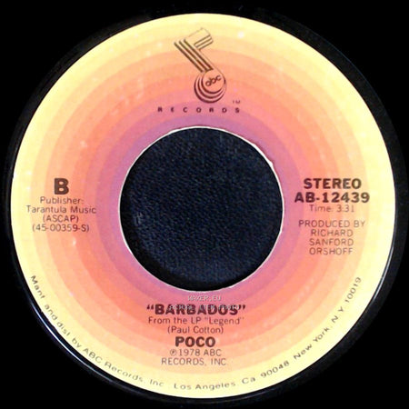 Poco - Crazy Love / Barbados side B