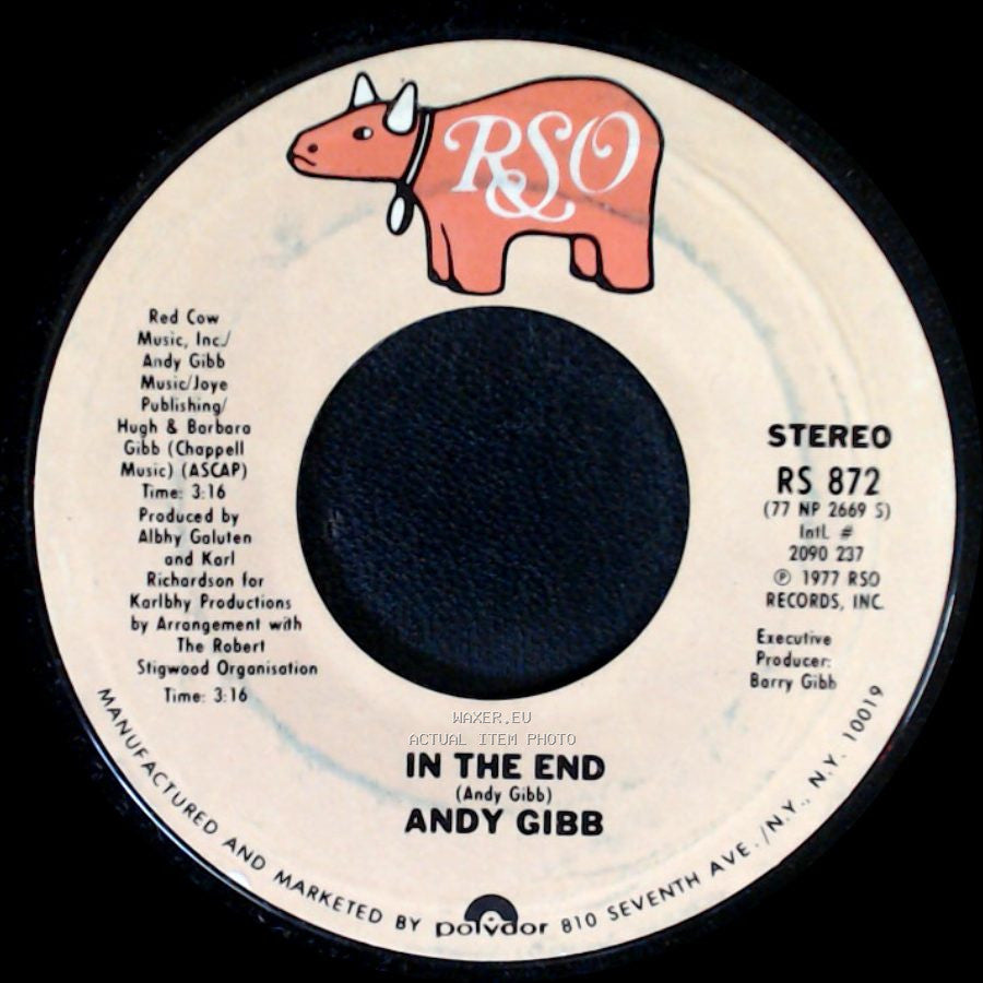 Andy Gibb - In The End / I Just Want To Be Your Everything side A