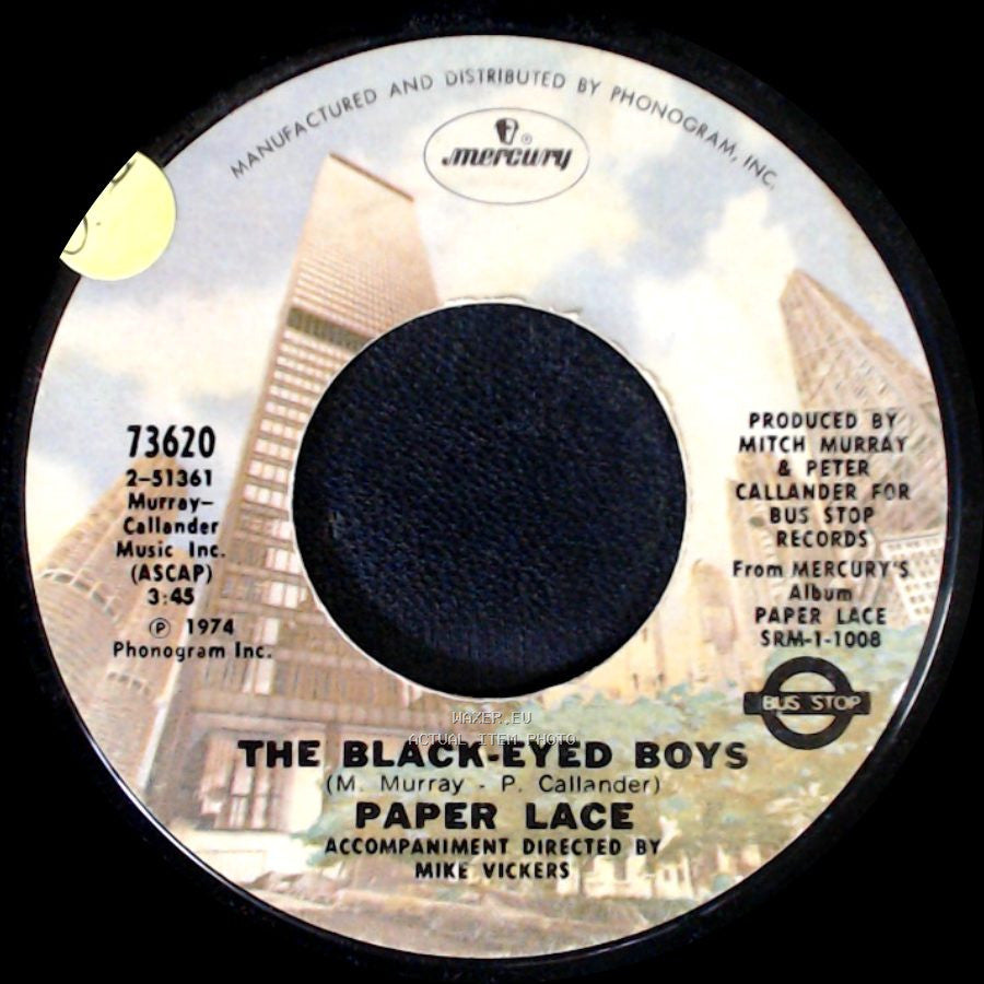 Paper Lace - The Black-Eyed Boys / Jean side A
