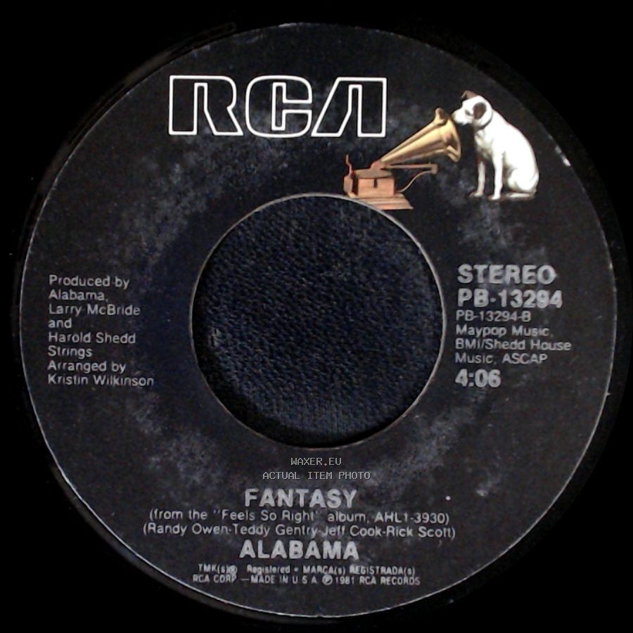 Alabama - Fantasy / Close Enough To Perfect side A