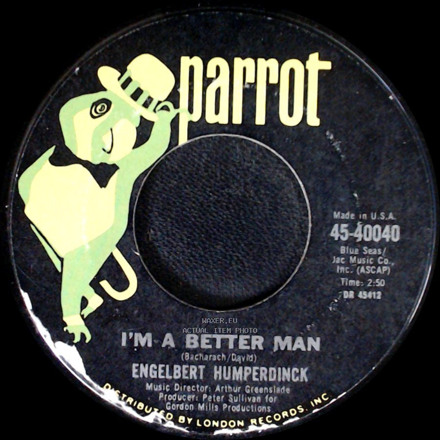 Engelbert Humperdinck - C A F F E (Casa Hai Messo Nel Caffe) / I'm A Better Man side B