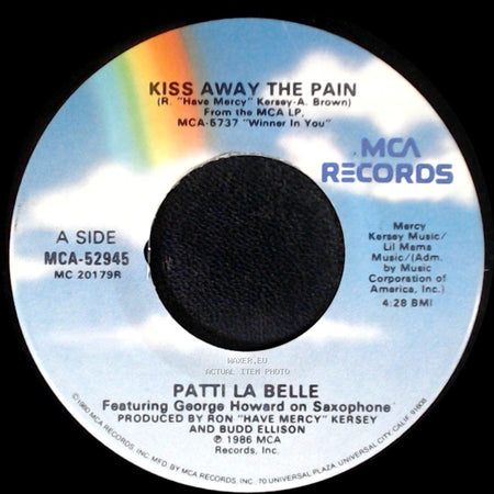 Patti La Belle / Patti Labelle - Kiss Away The Pain / Kiss Away The Pain (Instrumental Version) side A
