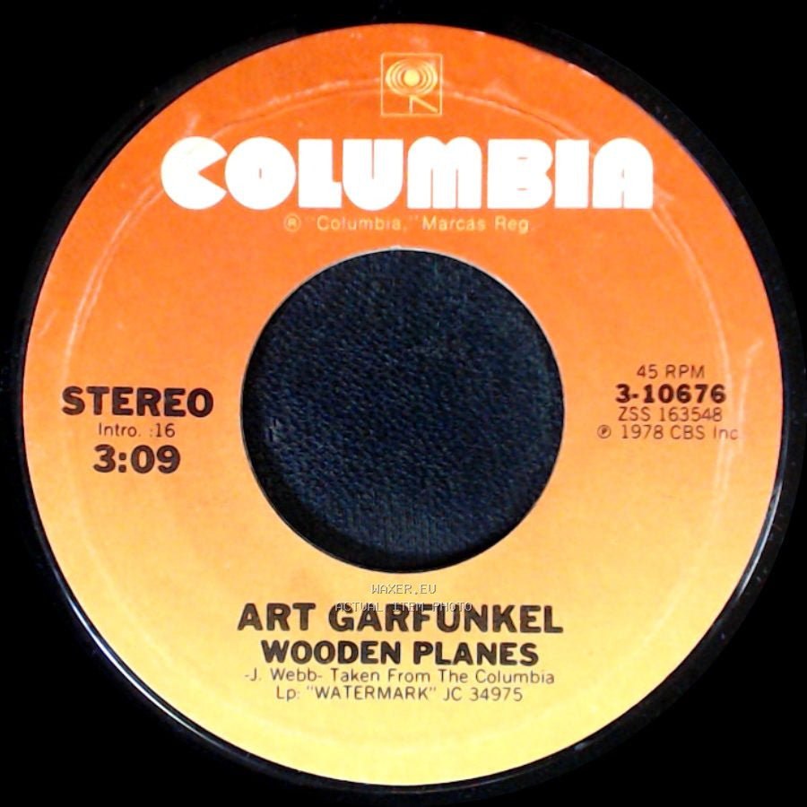 Art Garfunkel With James Taylor & Paul Simon / Art Garfunkel - (What A) Wonderful World / Wooden Planes side B