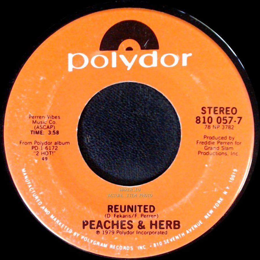 Peaches & Herb - I Pledge My Love / Reunited side B