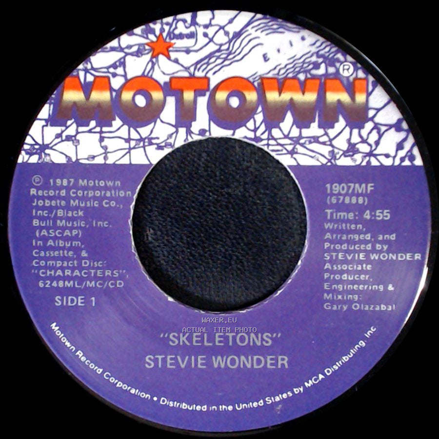 Stevie Wonder - Skeletons / Skeletons (Instrumental) side A