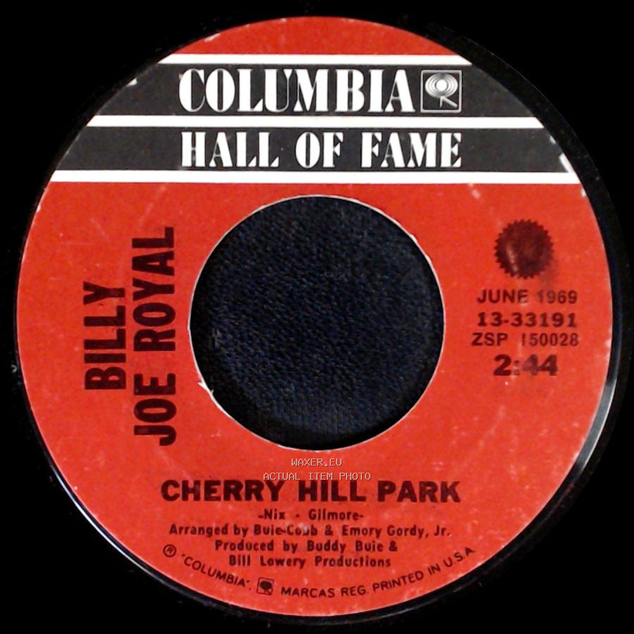 Billy Joe Royal - Cherry Hill Park / Down In The Boondocks side A