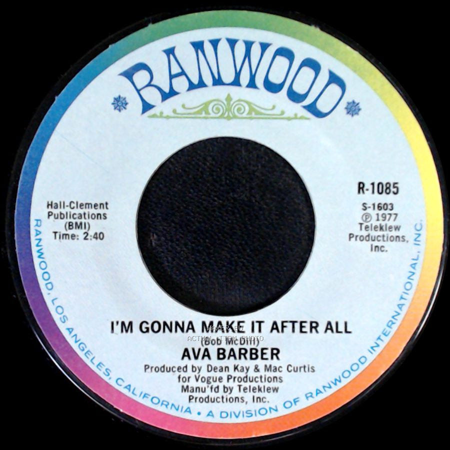 Ava Barber - I'm Gonna Make It After All / You're Gonna Love Love side A