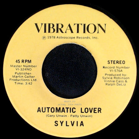 Sylvia - Automatic Lover / Stop Boy side A