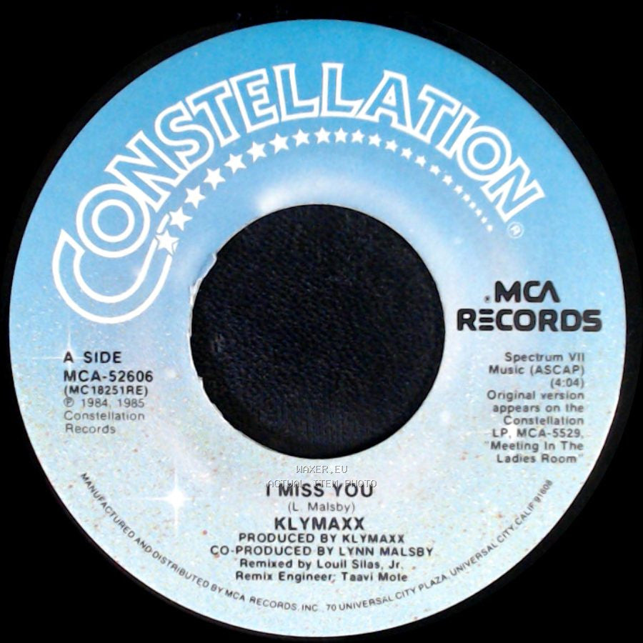 Klymaxx - I Miss You / Video Kid side A