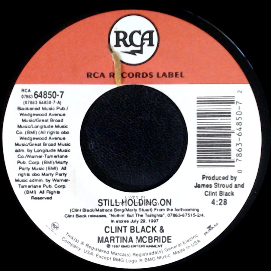 Clint Black & Martina Mcbride - Still Holding On / Still Holding On side B