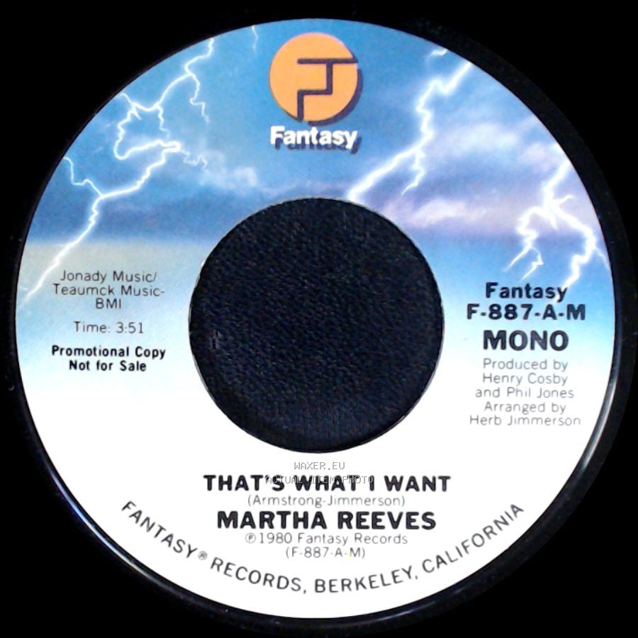 Martha Reeves - That's What I Want / That's What I Want side B
