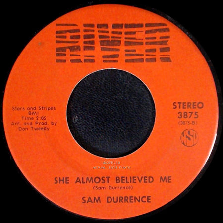 Sam Durrence - Last Days Of Childhood / She Almost Believed Me side B