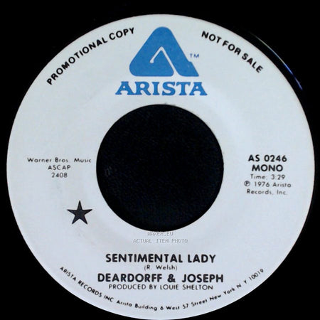 Deardorff & Joseph - Sentimental Lady / Sentimental Lady side A