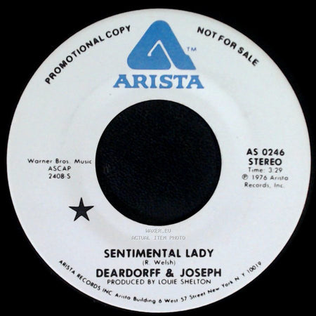 Deardorff & Joseph - Sentimental Lady / Sentimental Lady side B