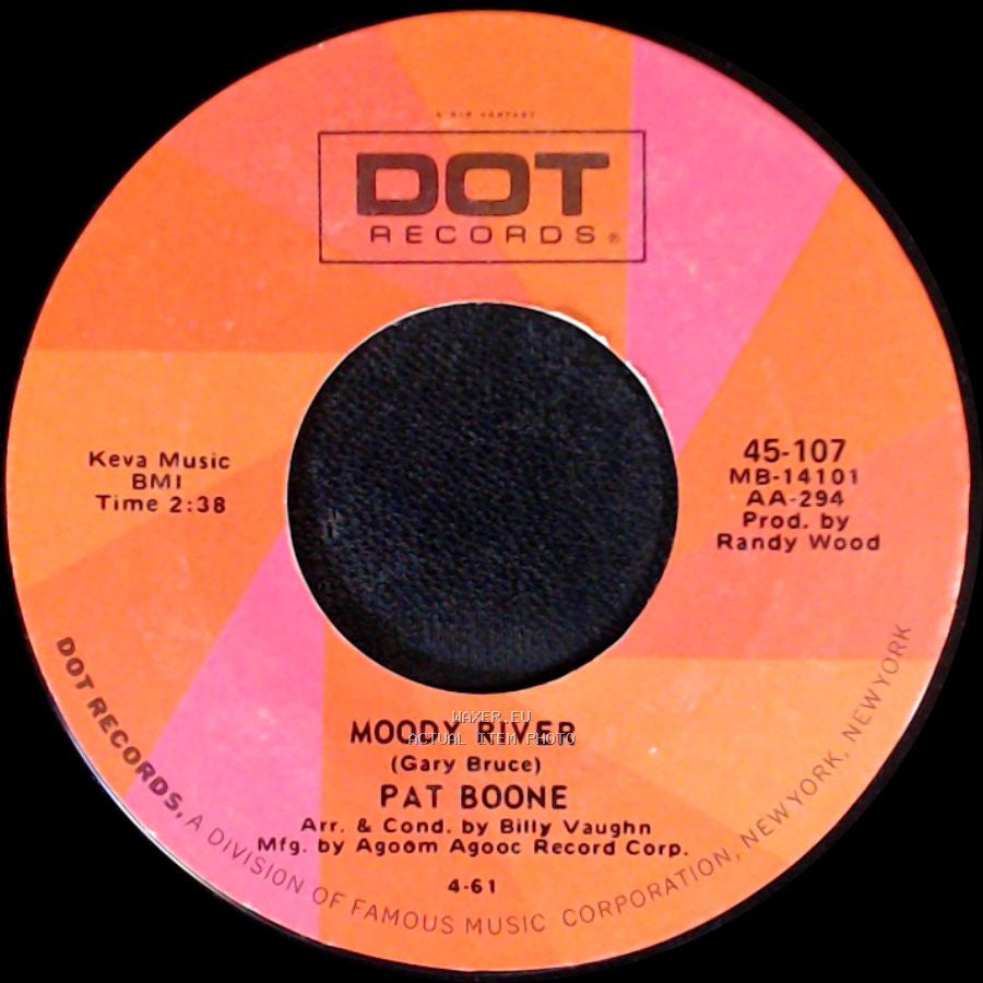 Pat Boone - Moody River / Speedy Gonzales side A