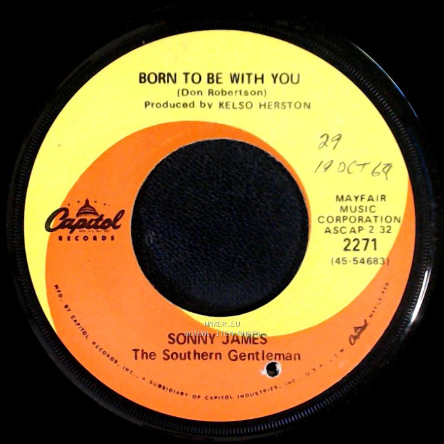 Sonny James - In Waikiki / Born To Be With You side B