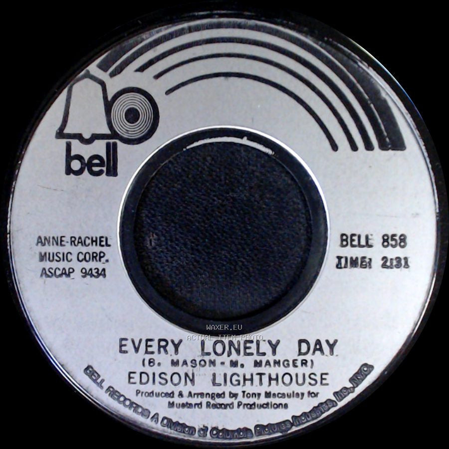Edison Lighthouse - Every Lonely Day / Love Grows (Where My Rosemary Goes) side A