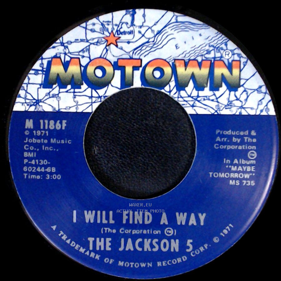 The Jackson 5 - I Will Find A Way / Maybe Tomorrow side A