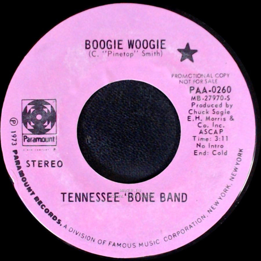 Tennessee 'bone Band - Bluegrass Trombones / Boogie Woogie side B