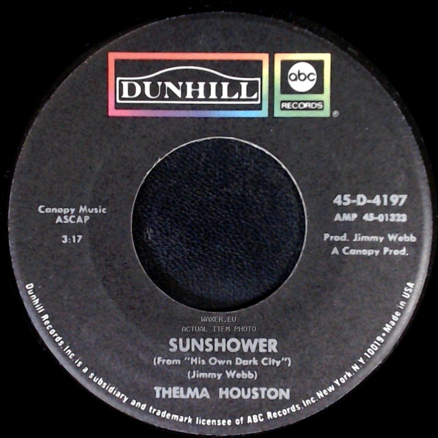Thelma Houston - Sunshower / If This Was The Last Song side A