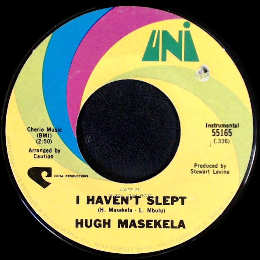 Hugh Masekela - I Haven’T Slept / Where Has All The Grass Gone? side A
