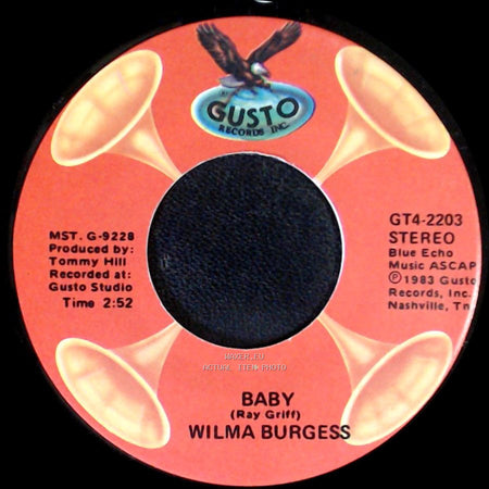Wilma Burgess - Misty Blue / Baby side B