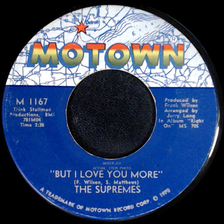 The Supremes - Everybody's Got The Right To Love / But I Love You More side B