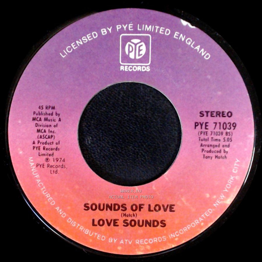 Love Sounds - Sounds Of Love / Ebb Tide side A