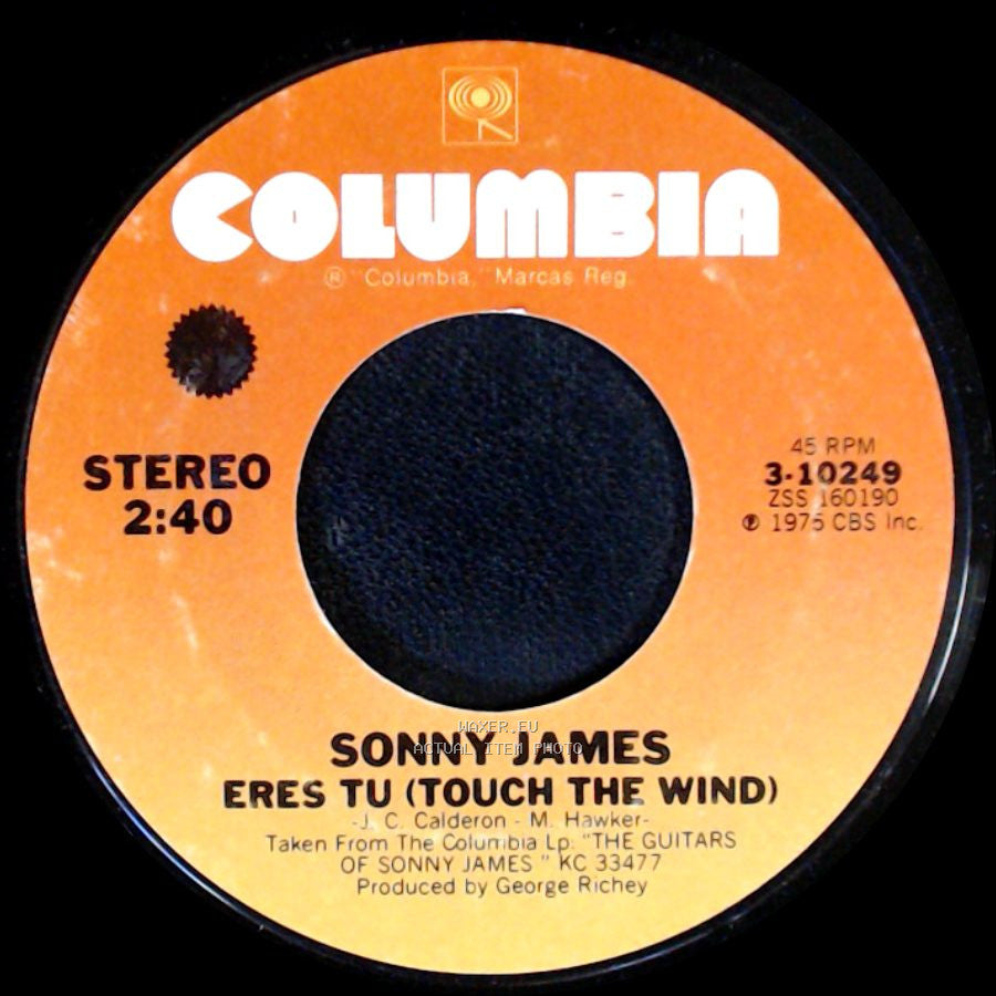 Sonny James - Apache / Eres Tu (Touch The Wind) side B