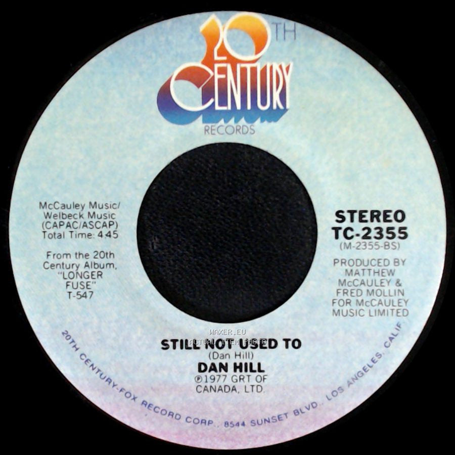 Dan Hill - Sometimes When We Touch / Still Not Used To side B