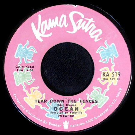 Ocean - Tear Down The Fences / Put Your Hand In The Hand side A