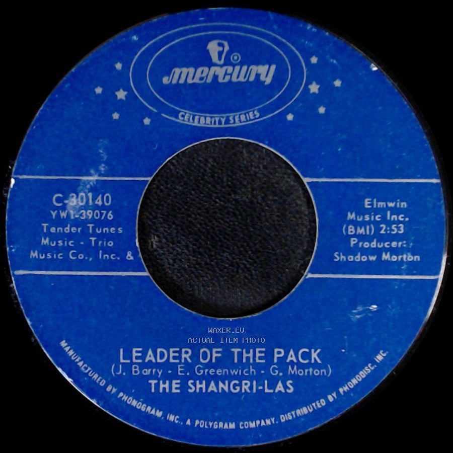 The Shangri-Las - Leader Of The Pack / I Can Never Go Home Anymore side A