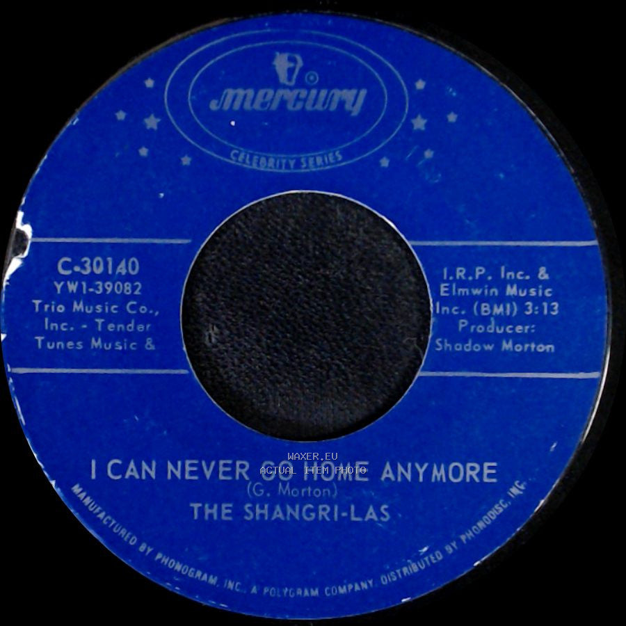 The Shangri-Las - Leader Of The Pack / I Can Never Go Home Anymore side B