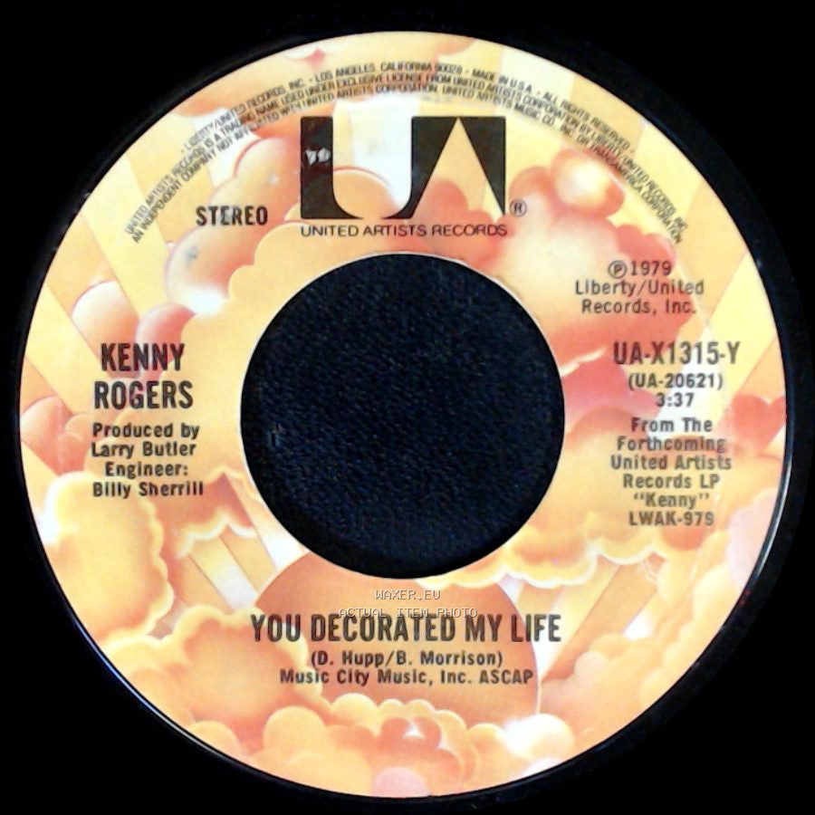 Kenny Rogers - You Decorated My Life / One Man's Woman side A