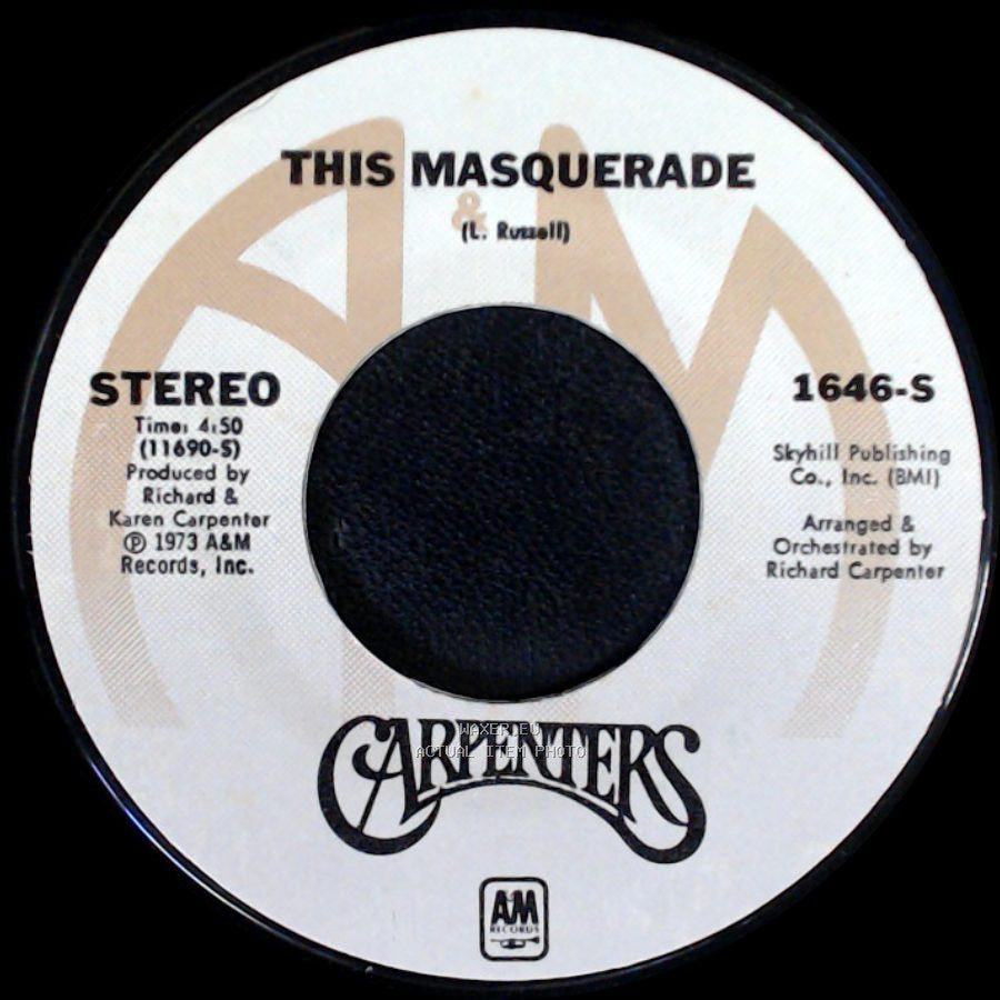 Carpenters - Please Mr. Postman / This Masquerade side B