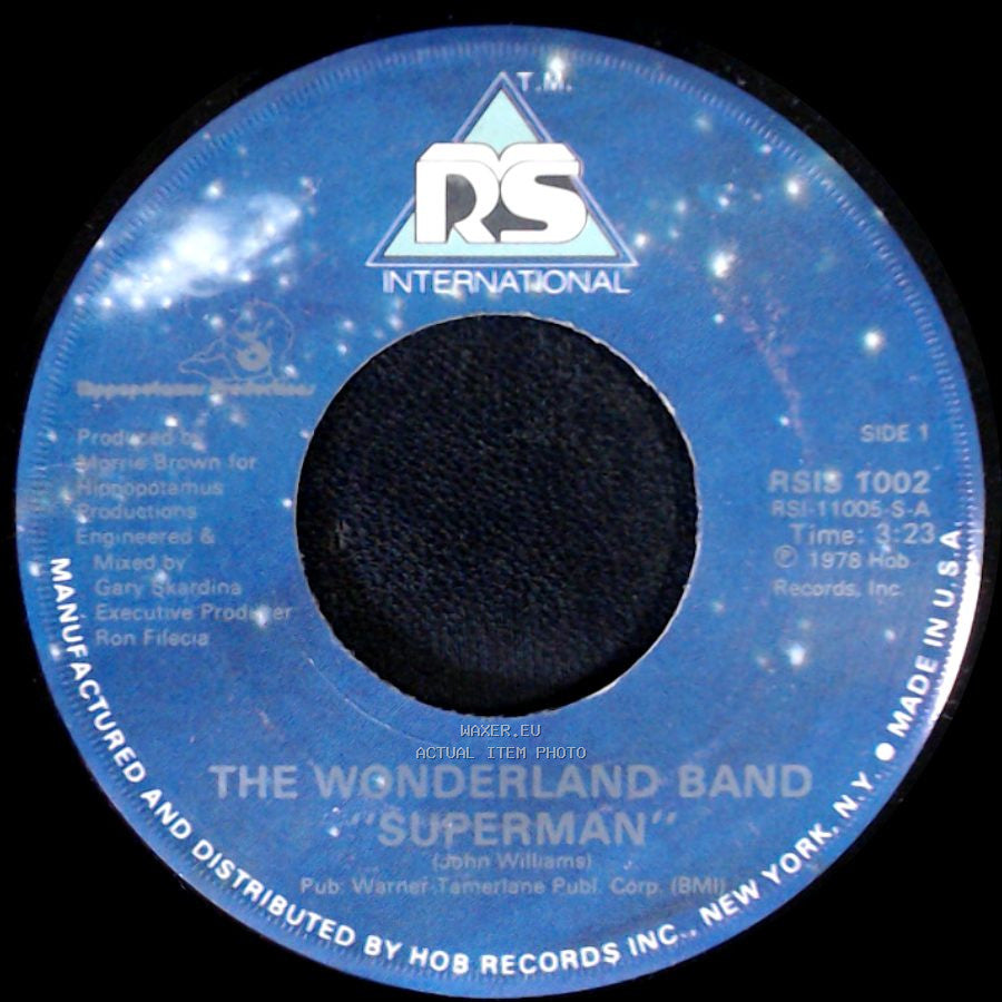 The Wonderland Band - Superman / Thrill Me (With Your Super Love) side A