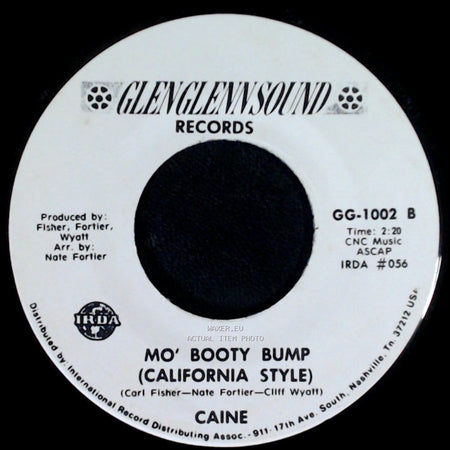 Caine - Booty Bump (California Style) / Mo' Booty Bump (California Style) side B