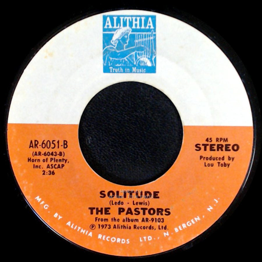 The Pastors - Medley: I Need You / Isn't Life Strange / Without You / Solitude side B