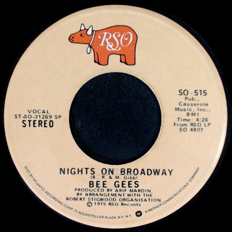 Bee Gees - Nights On Broadway / Edge Of The Universe side A