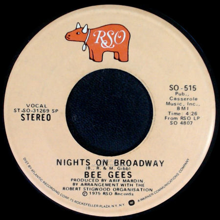 Bee Gees - Nights On Broadway / Edge Of The Universe side A