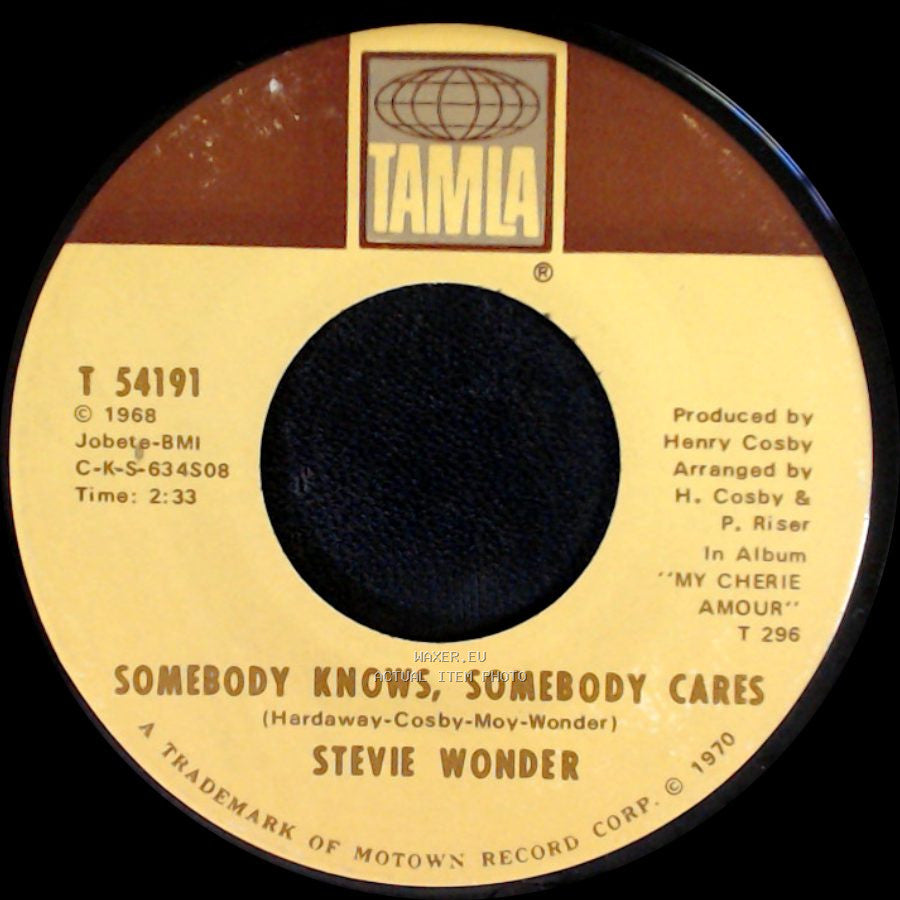 Stevie Wonder - Never Had A Dream Come True / Somebody Knows, Somebody Cares side A