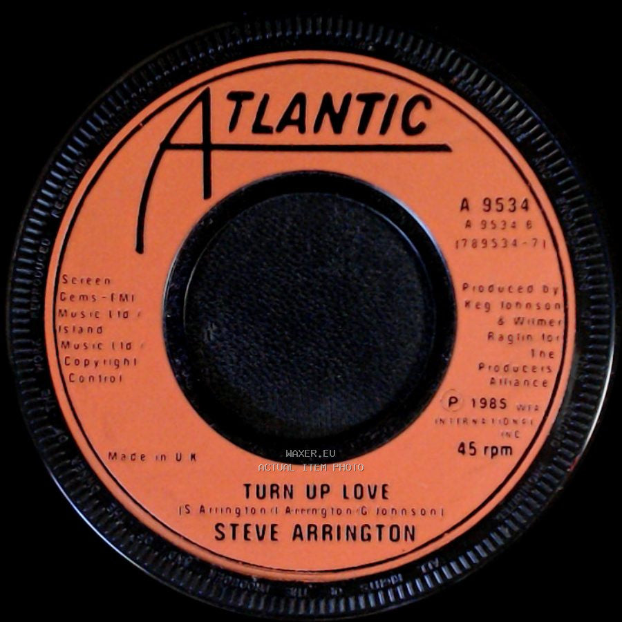 Steve Arrington - Turn Up Love / Dancin' In The Key Of Life side A