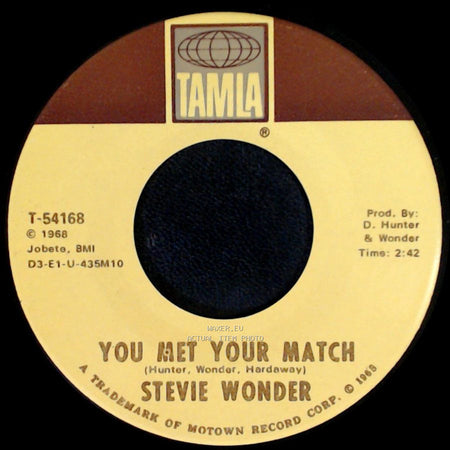 Stevie Wonder - My Girl / You Met Your Match side B