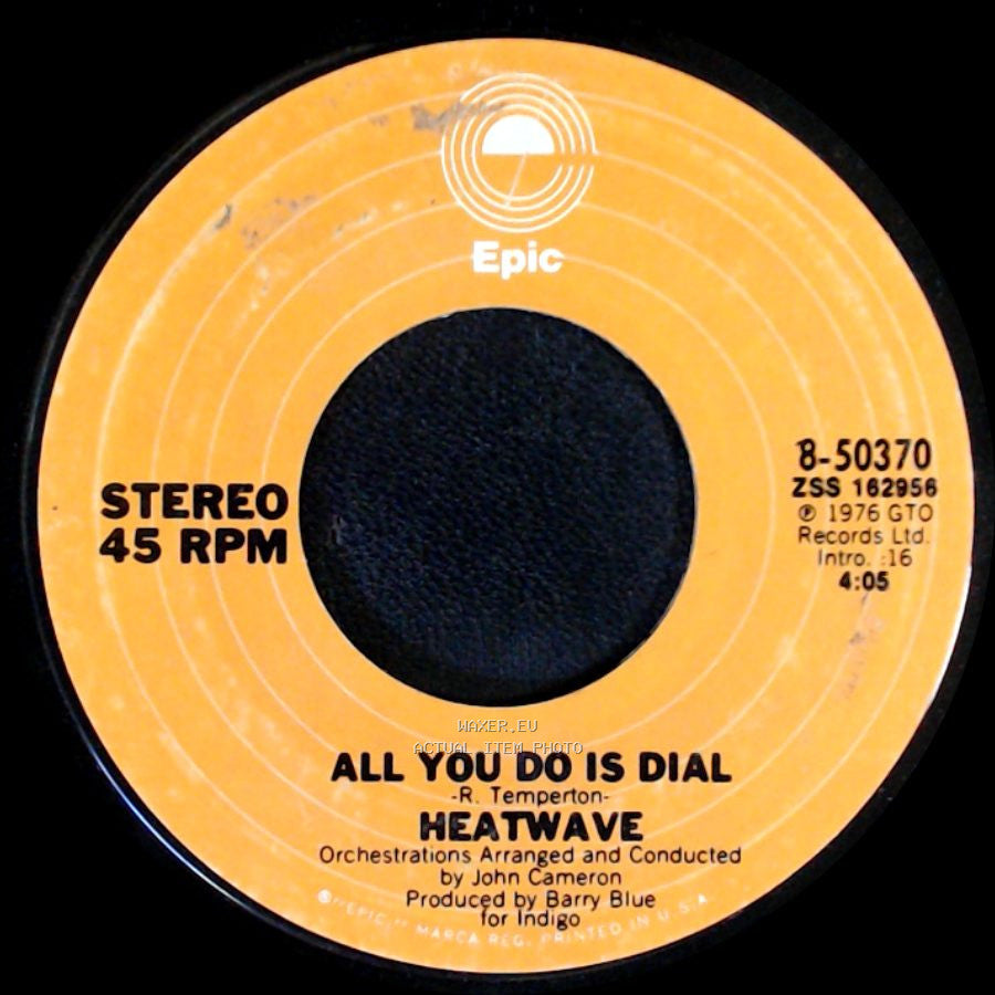 Heatwave - All You Do Is Dial / Boogie Nights side A