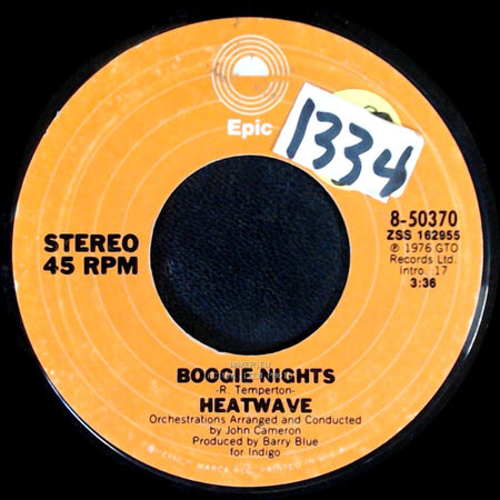 Heatwave - All You Do Is Dial / Boogie Nights side B