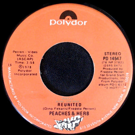 Peaches & Herb - Reunited / Easy As Pie side A
