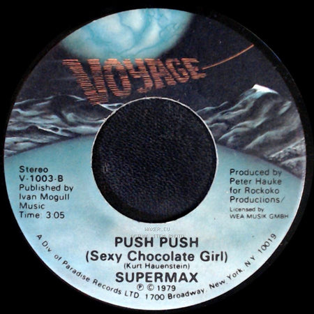 Supermax - Lovemachine / Push Push (Sexy Chocolate Girl) side B