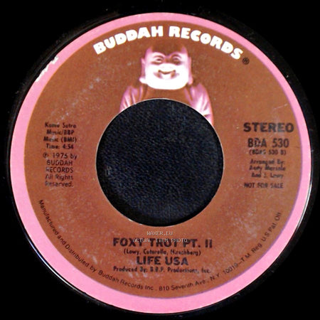 Life Usa / Lime - Foxy Trot Pt. I / Foxy Trot Pt. Ii side B